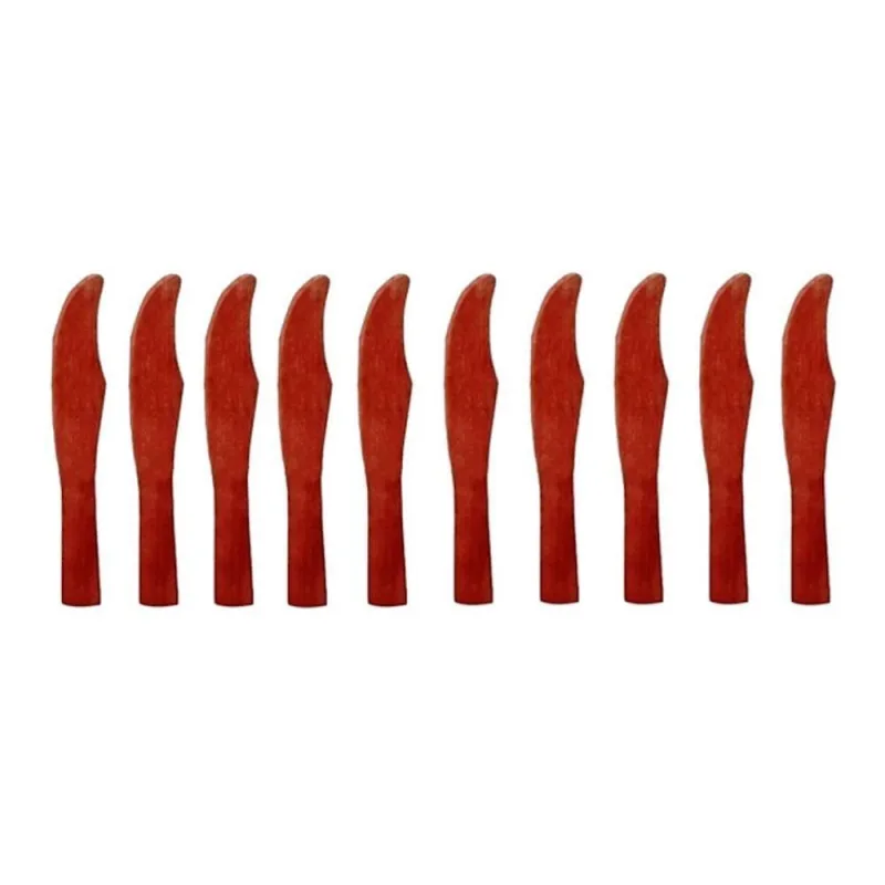 Utensílio de Cozinha Faquinha de Pau Kit 10 Peças Madeira Amadeirado Colher de Pau - OUTRAS MARCAS - Agro