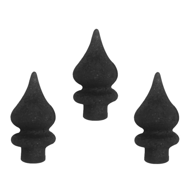 Kit 3 Ponteiras Ponta De Lança Ferro N24 Grade Portão 9cm