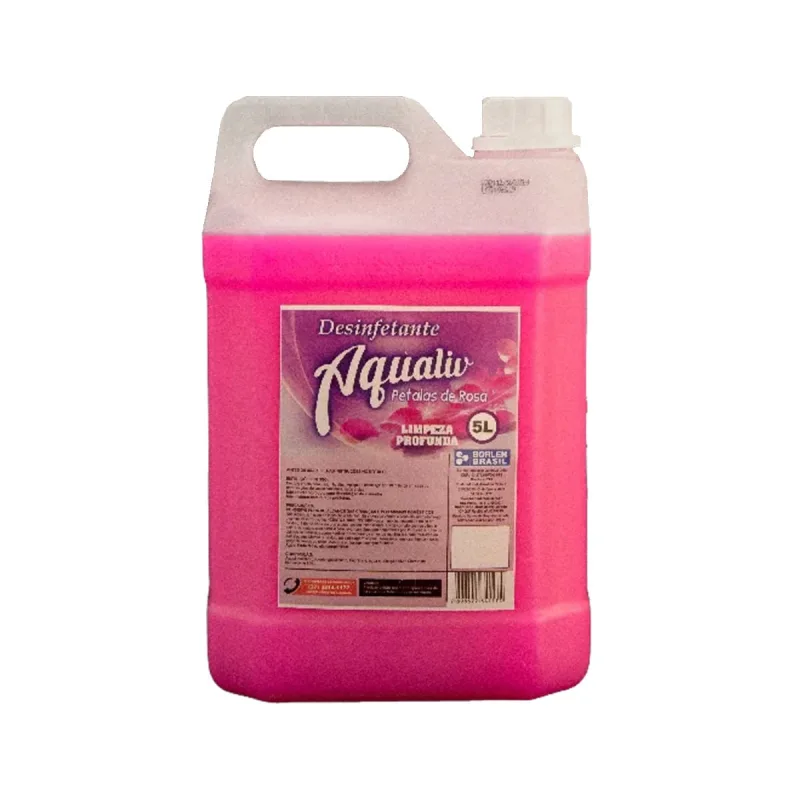 Desinfetante Aqualiv Plus Limpeza Profunda Pétala De Rosa 5l - Não Informado - Limpeza E Lavanderia
