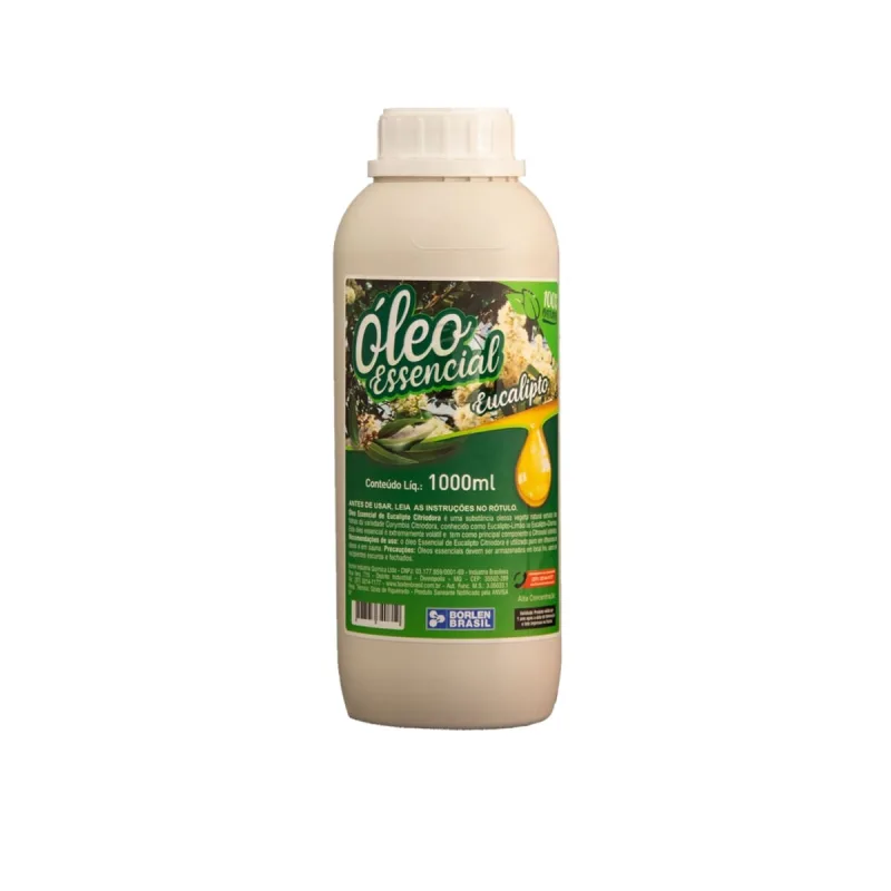 Óleo Essencial Eucalipto Citriodora Aroma Ambiente Sauna 1L - Borlen