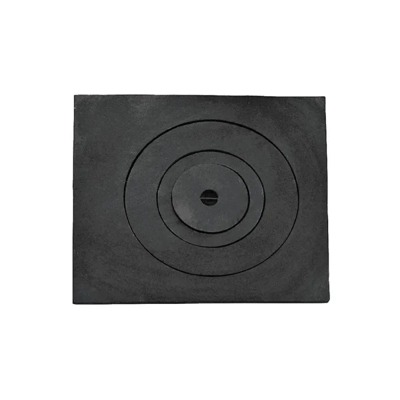 Chapa para Fogão a Lenha Redução Extra 1 Furo 54x50cm Ferro Preto Rig Fundidos - RIG FUNDIDOS