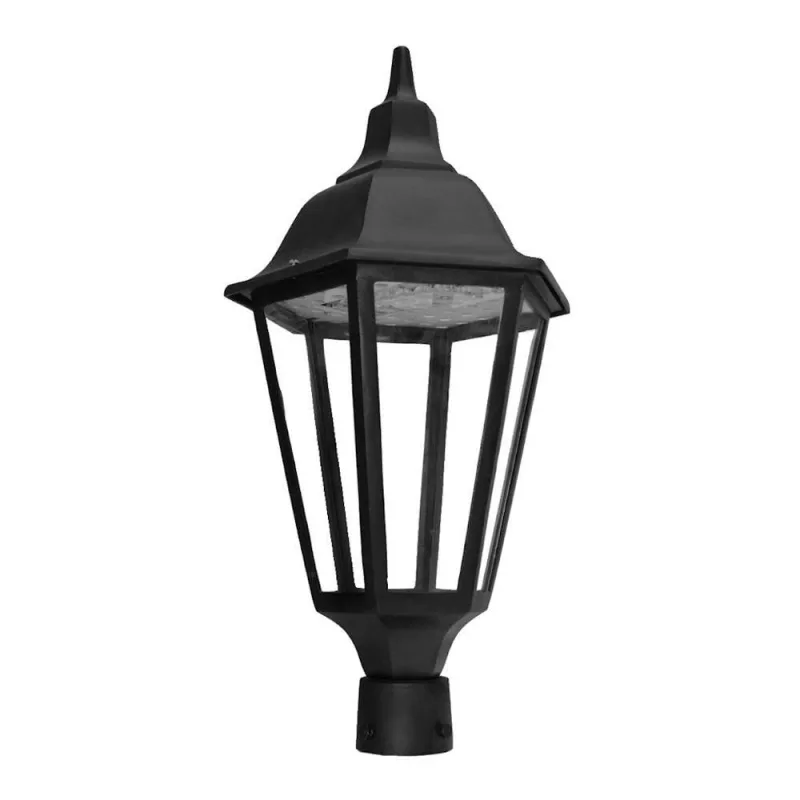 Poste Colonial Jardim Italiana LP20NSG LED 50W Alumínio Preto Luminárias N. Sra. da Guia - Luminárias N. Sra. da Guia