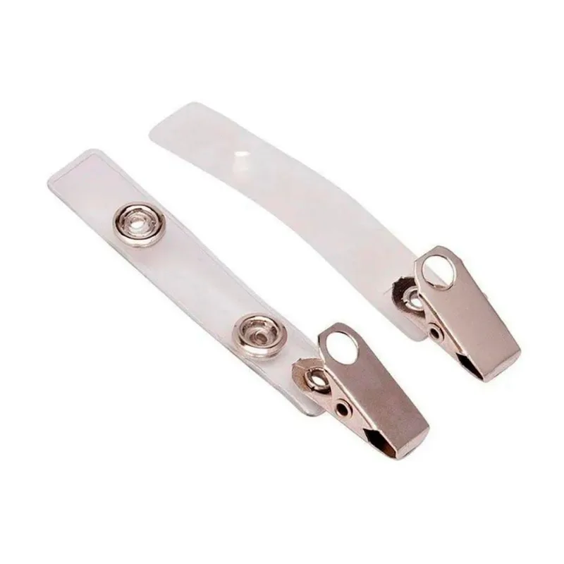 Clip Jacaré para Crachá Motivate Clip50mt Metal e Plástico