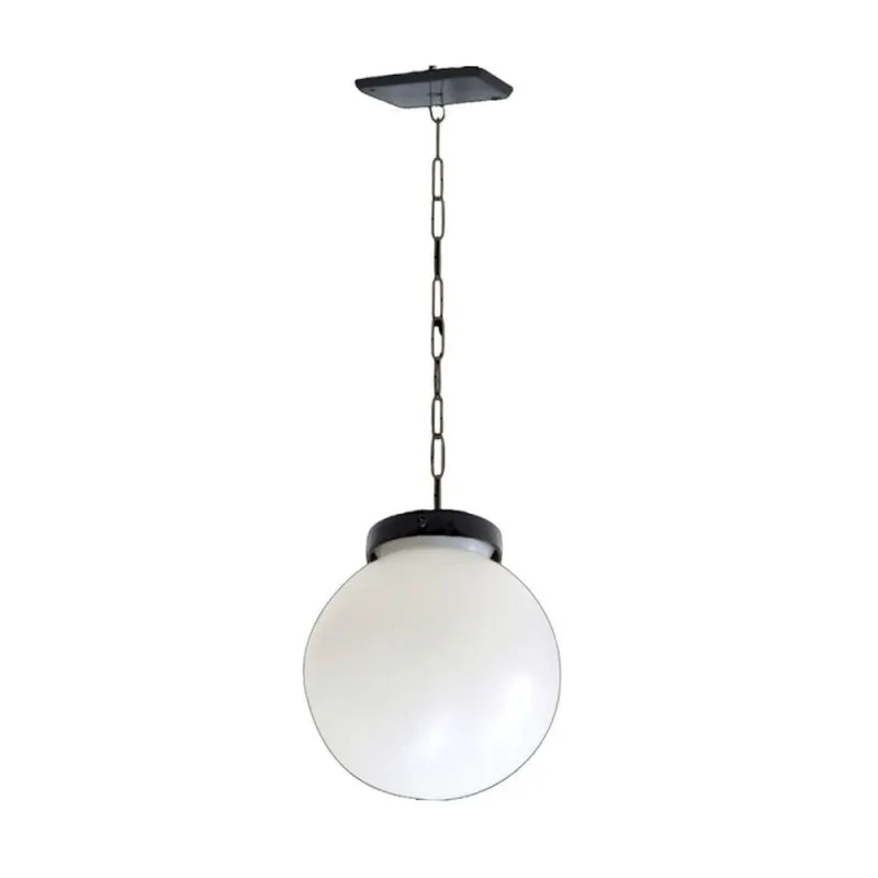 Luminária de Teto Globo L019OM Alumínio Fundido para Jardim e Varanda Preto Ouro Minas - Ouro Minas