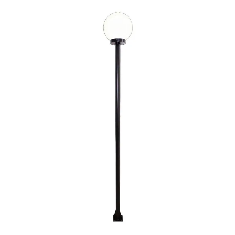 Poste de Jardim L037POM Estilo Colonial para Iluminacao Externa Preto Ouro Minas Bivolt - Ouro Minas - Agro