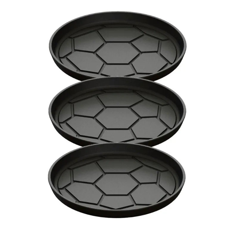 Kit 3 Chapa Petisco Redonda Copa 2022 de Ferro Fumil 20x2cm - FUMIL