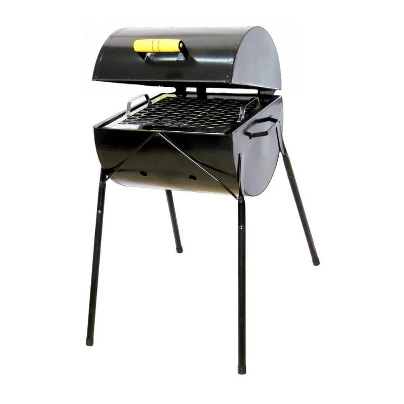 Churrasqueira Master Grill Aço Carbono E Grelha 90x30x30cm