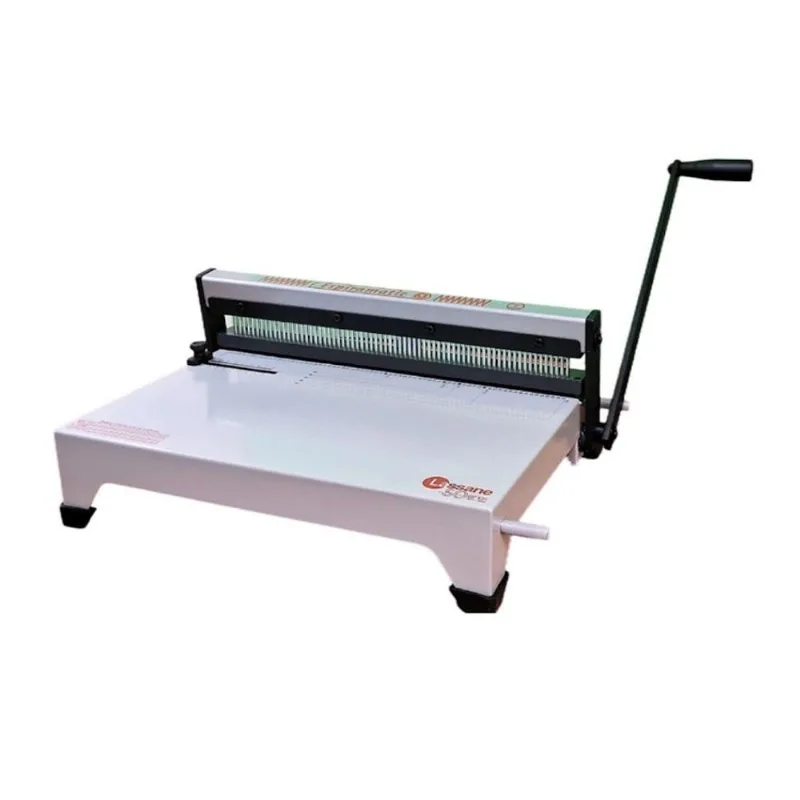 Encadernadora Manual LS Eletro Eletrônica Espiramatic Furo Inteligente Cogumelo 15fls 36cm - OUTRAS