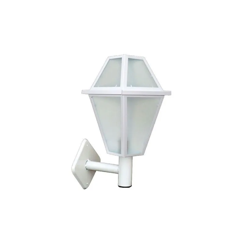Luminária de Parede Imperial Braço Reto Iluminação Alumínio Fundido Branco Bivolt Ouro Minas 38cm - Ouro Minas