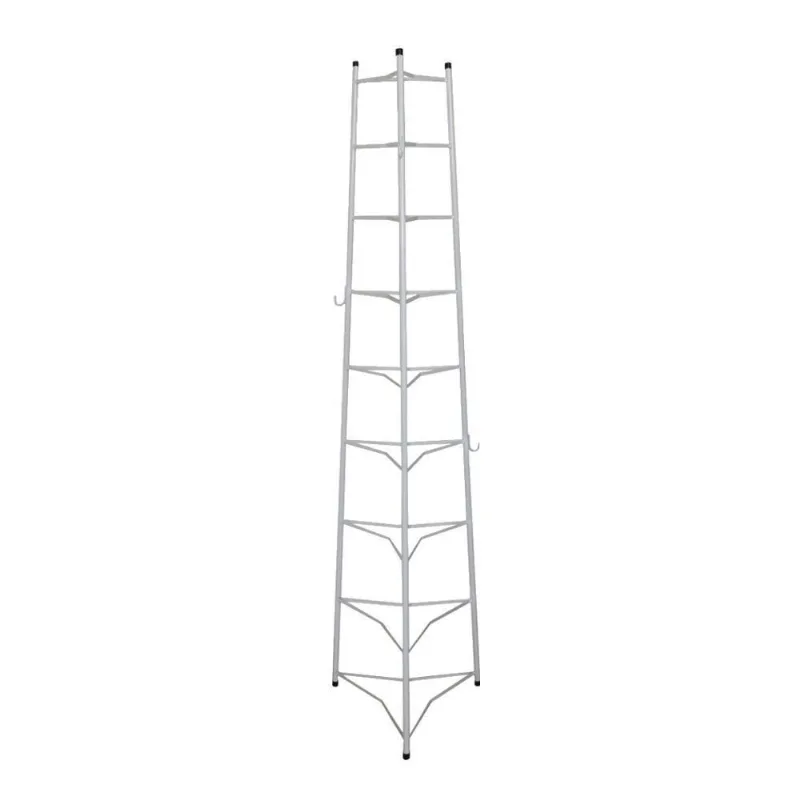 Tripé Porta Panelas Estrela Branco 9 Compartimentos 174Cm