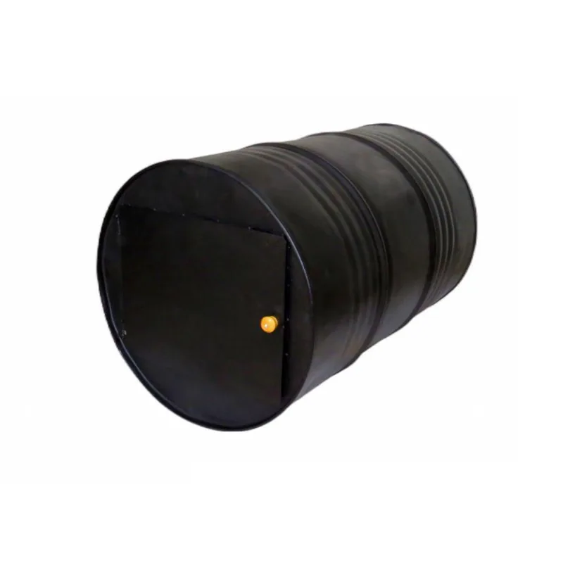 Forno Fogão A Lenha Tambor 200L Aço 02 Tabuleiro 80X55X55Cm - Ouro Minas