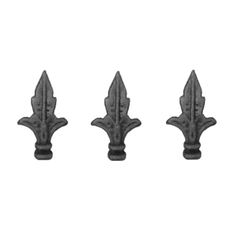 Kit 3 Ponteiras Ponta De Lança Ferro N31 Grade Portão 12cm