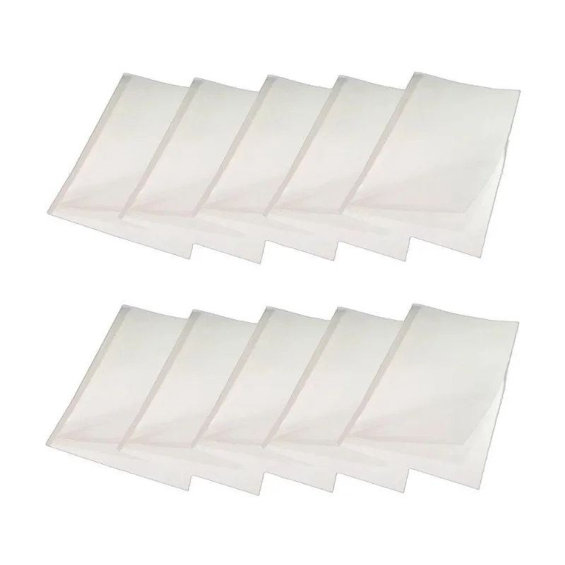 Kit 10 Capas Encadernação Térmica Até 200 Folhas A4 Branca