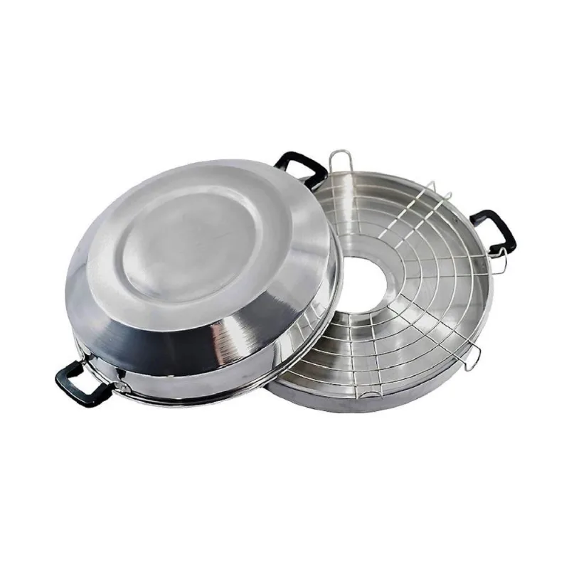 Churrasqueira de Fogão Gás Portátil Premium Alumínio Fundido 30cm 1,8L para Uso Doméstico