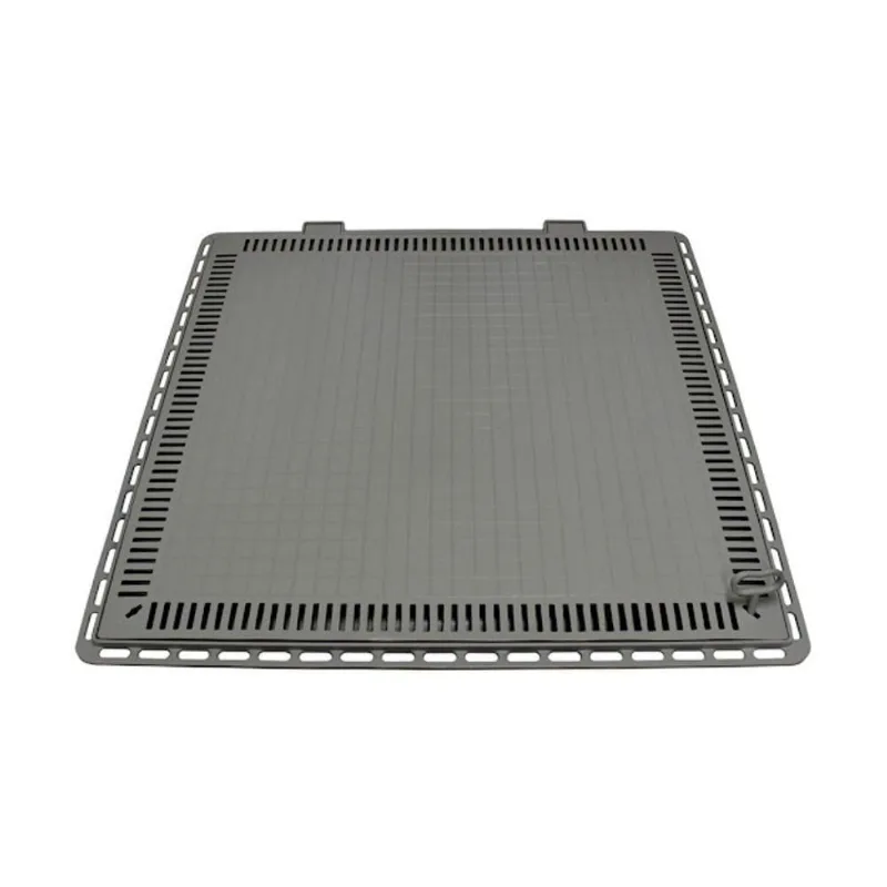 Tampa Casa de Máquina Piscina Art Grelha 110x110cm Articulada Cinza GDA