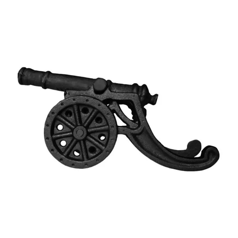 Canhão Decorativo 34PRIGB Guerra Jardim Ferro Fundido Preto Rig Fundidos - RIG FUNDIDOS - Casa E Construção