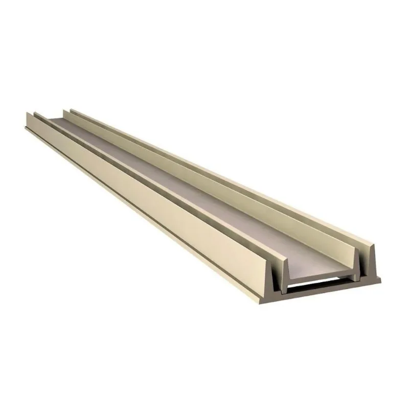 Grelha Invisível Oculta Rebaixada com Caixilho 100x8cm Bege GDA Industria e Distribuidora