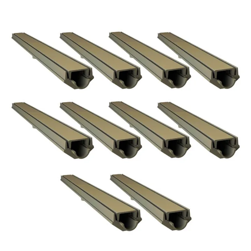 Kit 10 Grelha Invisível Oculta Caixa Coletora Fendi 100x8cm