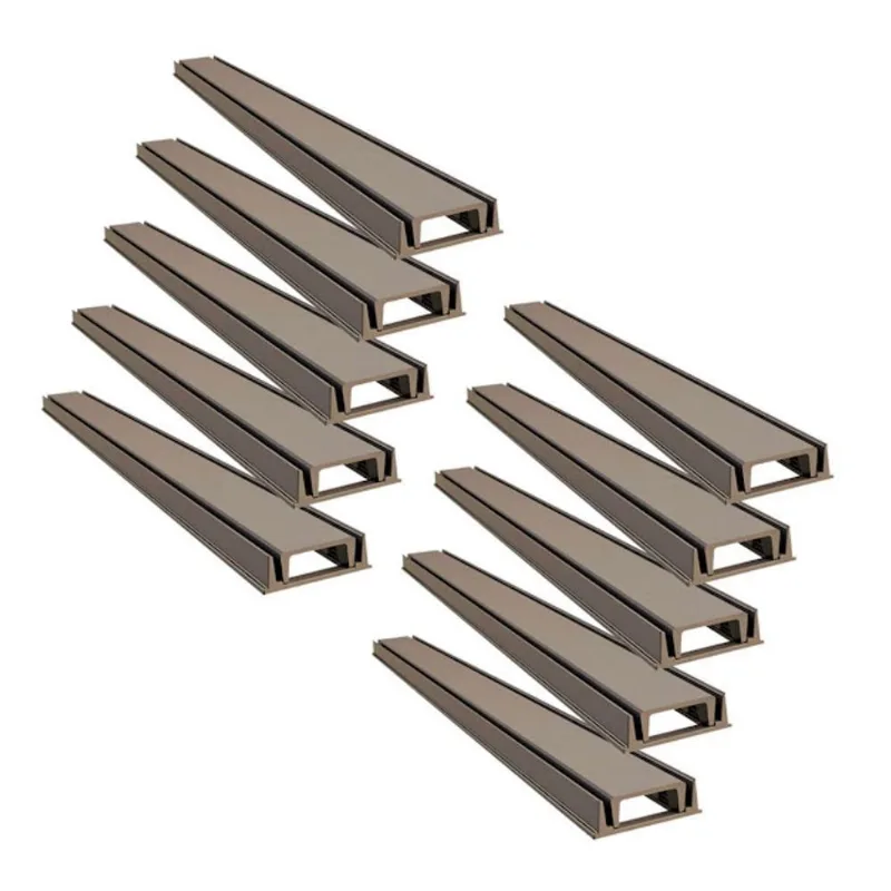 Kit 10 Grelha Linear Invisivel 3256X10GDA Drenagem Oculta com Caixilho Fendi GDA Industria