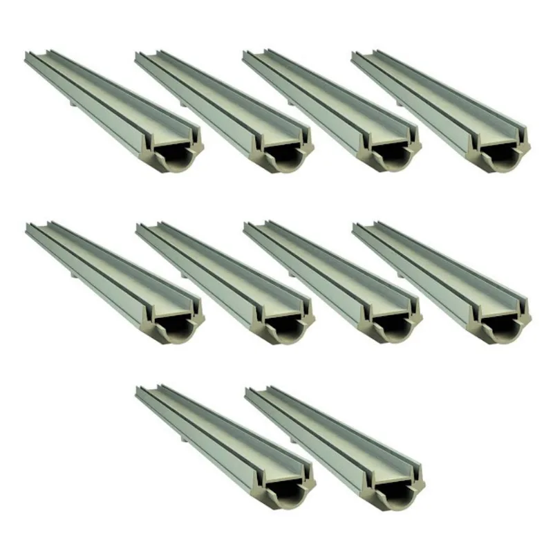 Kit 10 Grelha Invisivel Rebaixada 3277X10GDA para Caixa de Coleta Agua Pluvial Bege GDA Industria