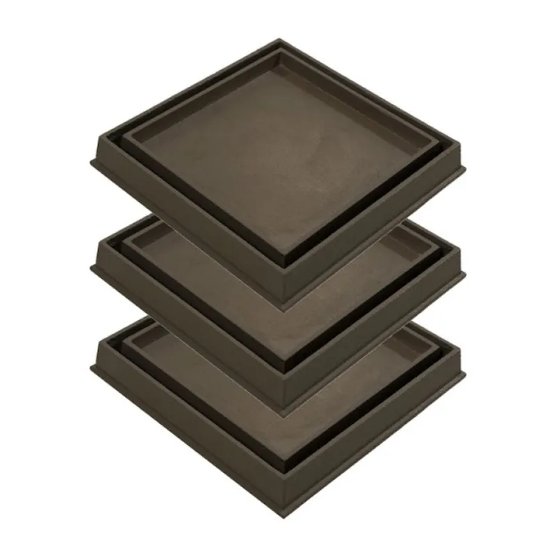 Kit 3 Ralo Invisível Rebaixado Caixa Sifonada Fendi 18cm