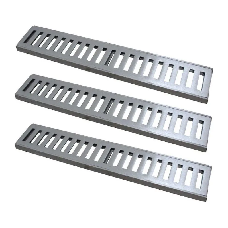 Kit 3 Ralo Grelha Linear 7134X3GDA Alumínio Escovado Prata GDA Industria e Distribuidora de Fundidos