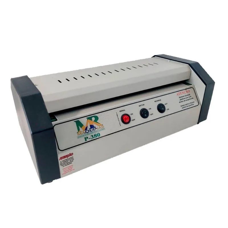 Plastificadora E Poliseladora Profissional P380 Até A3 220v - MR Maquinas - Comércio E Indústria