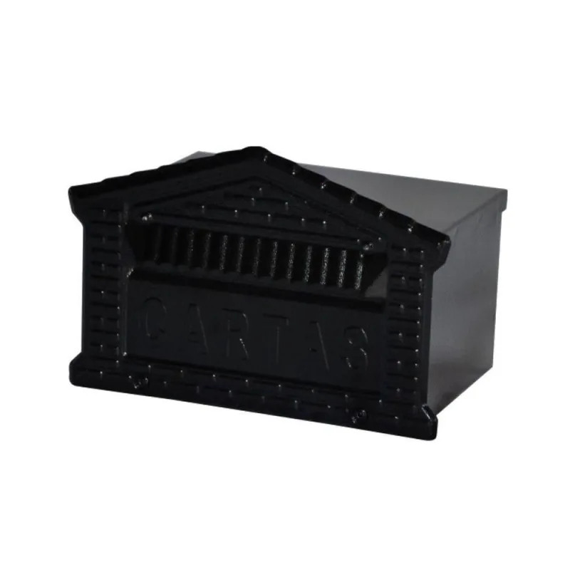 Caixa De Correio Cartas Tijolinho Preta Embutir 15x21x12cm - Não Disponível - Construção E Ferramentas