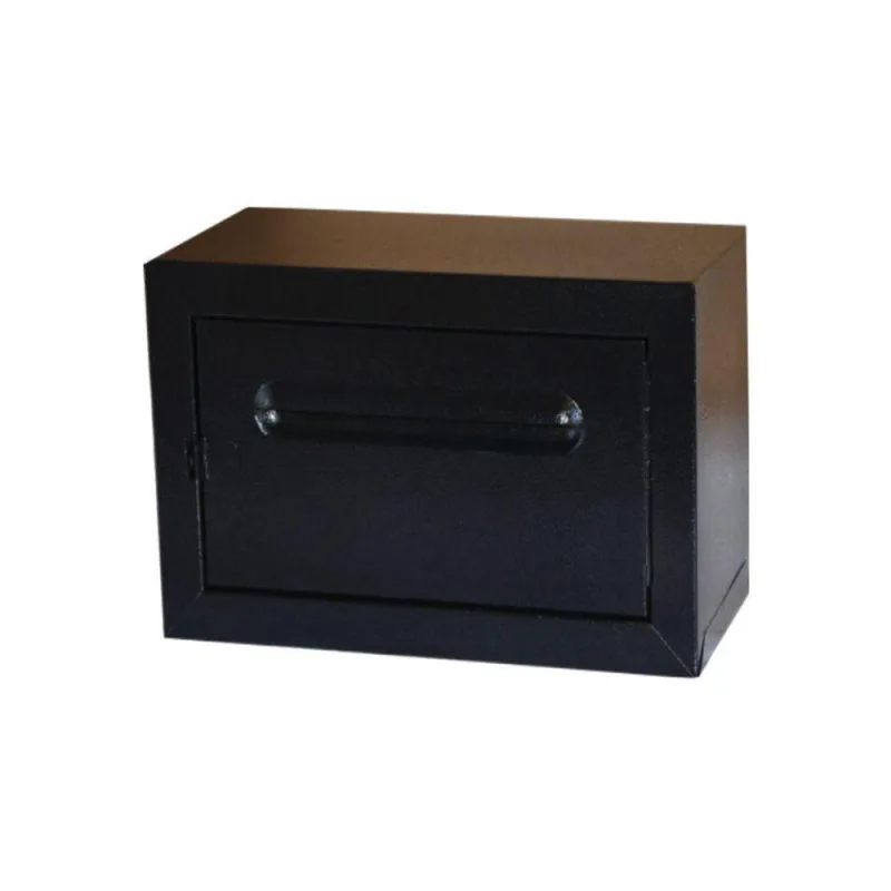 Caixa De Correio Cartas Condomínio Frontal Preta 15x30x18cm - Não Disponível