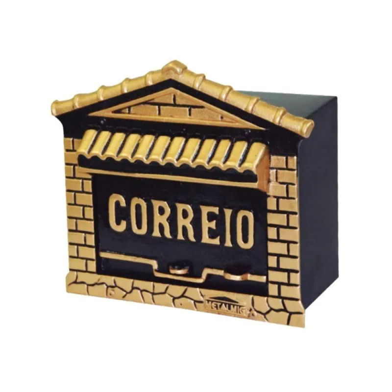 Caixa De Correio Para Cartas Portuguesa Detras 13x24x17cm - Não Disponível