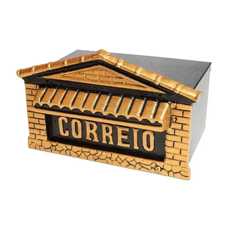 Caixa De Correio Para Cartas Colonial Detras 20x25x12cm - Não Disponível