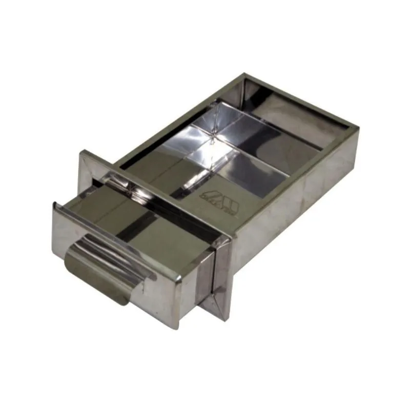 Gaveta Cinzeiro 676MTM para Lareira Fogão a Lenha e Churrasqueira Inox Metalmig