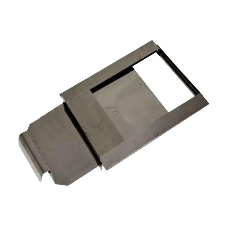 Registro Regulador de Chaminé Popular 24x35cm em Chapa Aço Inox para Fogão a Lenha Metalmig
