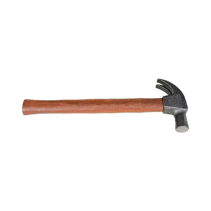 Martelo De Unha Premium Cabo Madeira Envernizado Cunha Aço 23mm Minasul