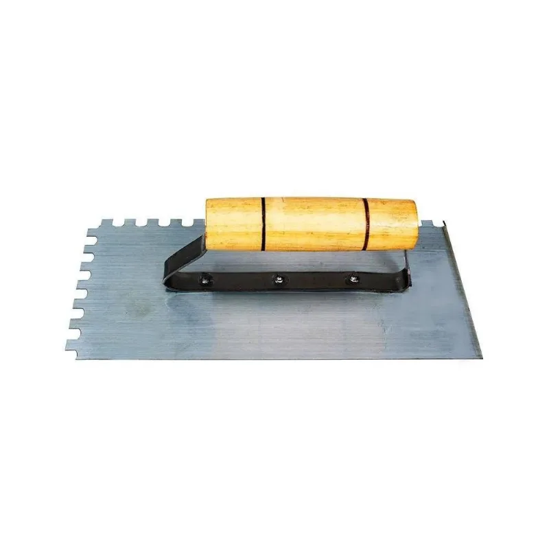 Desempenadeira Dentada em Aço Carbono para Cimento Reboco 25x12cm Minasul