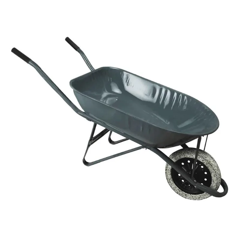 Carrinho de Mão 462MSUL Aço Carbono Pneu Maciço Chapa 24mm 50L para Uso Geral Minasul