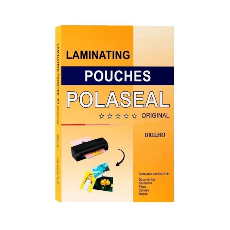 Plástico para Plastificação A4 Motivate POLA4003MT 0,03mm 75 Micras - Motivate