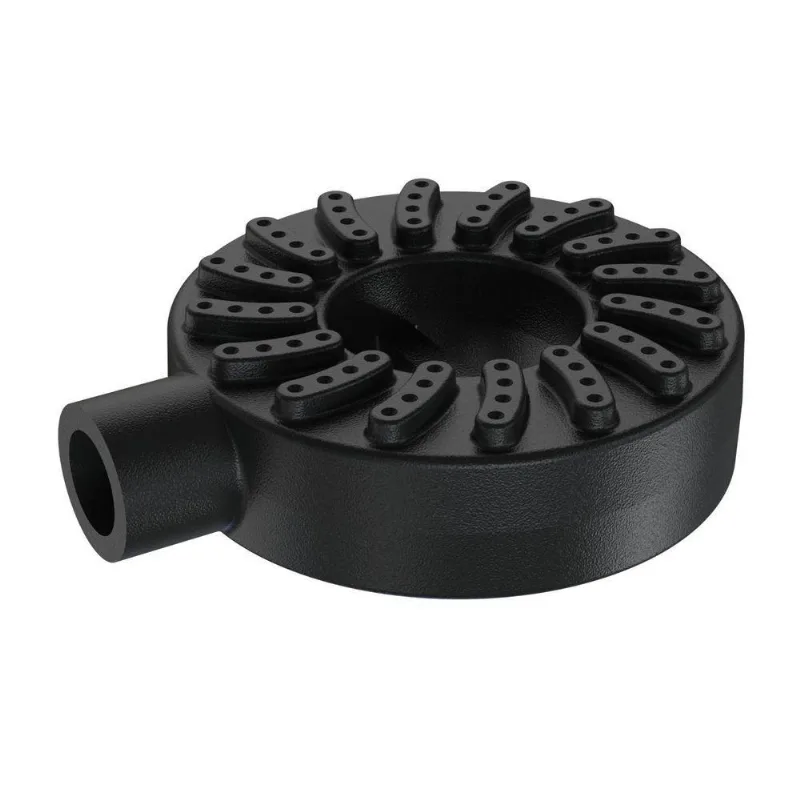 Queimador Alta Pressão Chuveiro Fogão Industrial Ferro 11cm