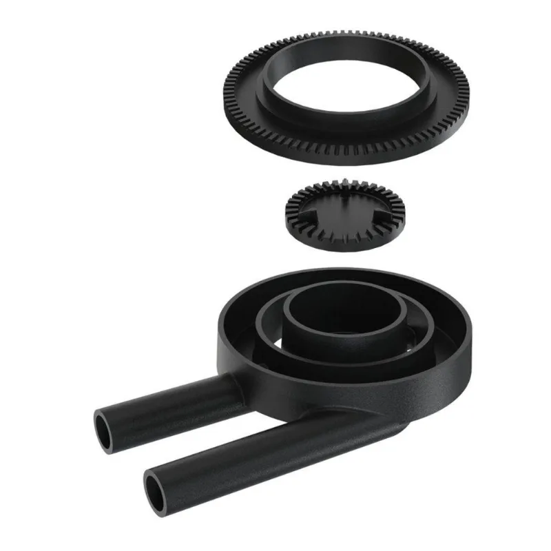 Queimador Duplo Completo Fogão Industrial Ferro N05 15,5cm