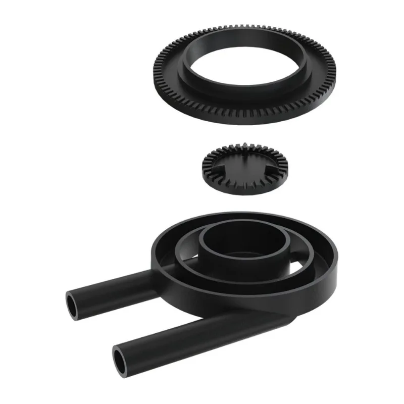 Queimador Duplo Curto Completo Fogão Industrial Ferro 17,2cm