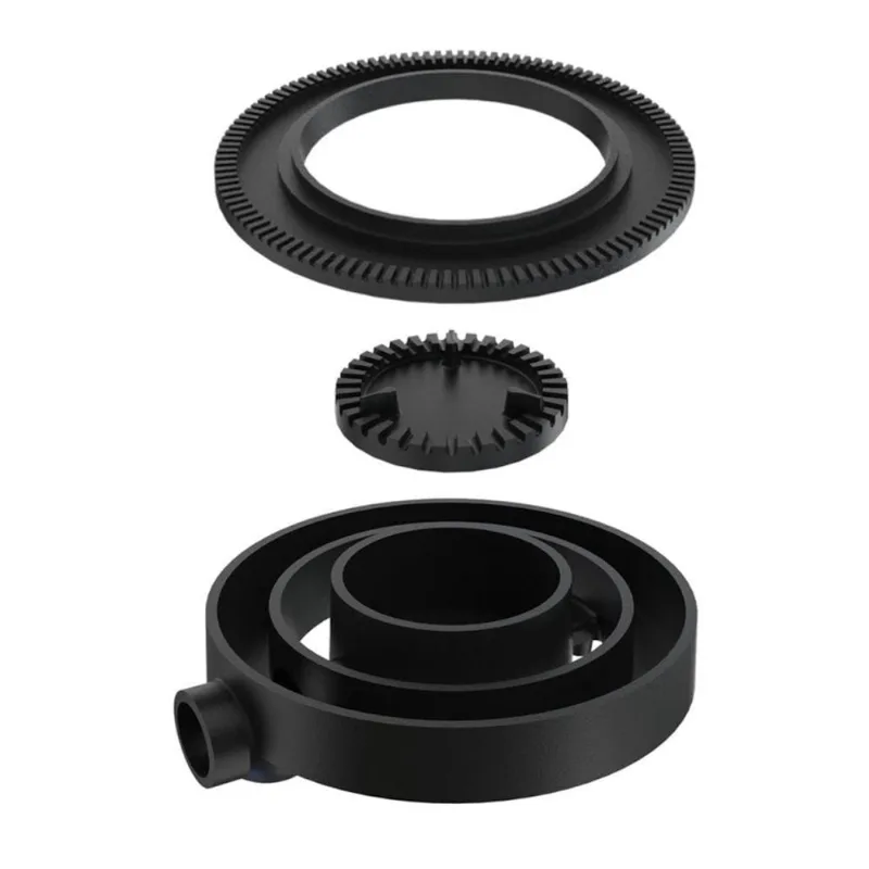Queimador Duplo 1 Cano Fogão Industrial Ferro Fundido 17,4cm Preto Libaneza
