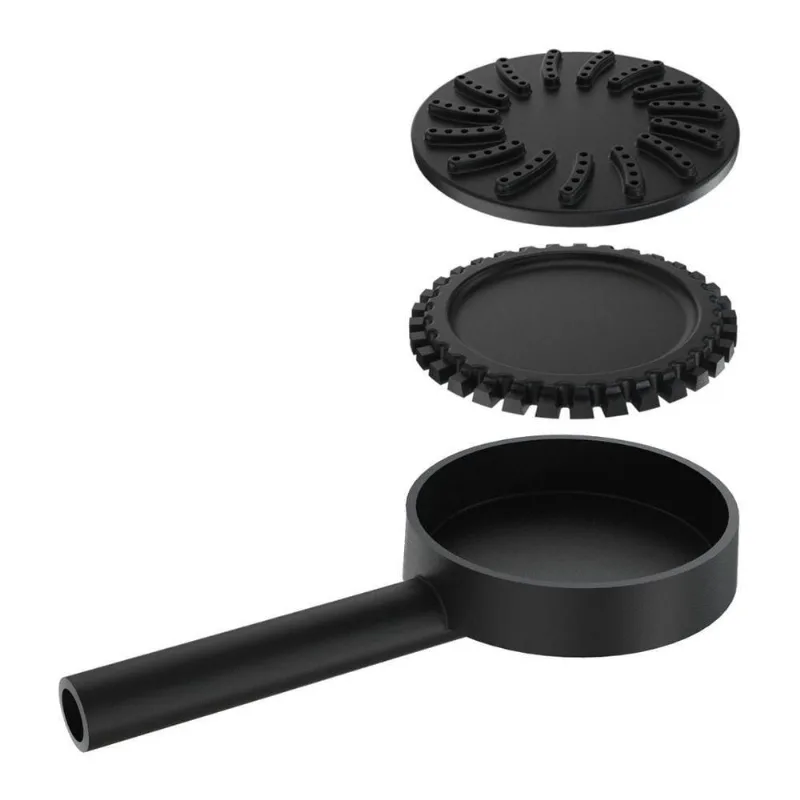 Queimador Palmatoria Médio Completo De Alta Pressão 13cm
