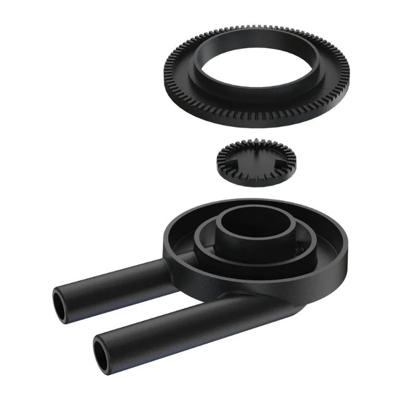 Queimador Econômico Duplo Completo De Fogão Industrial 14cm