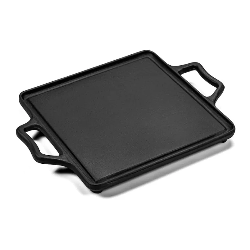 Chapa Lisa Quadrada Alça de Ferro Panela Mineira 40x40cm - Panela Mineira - Comércio E Indústria
