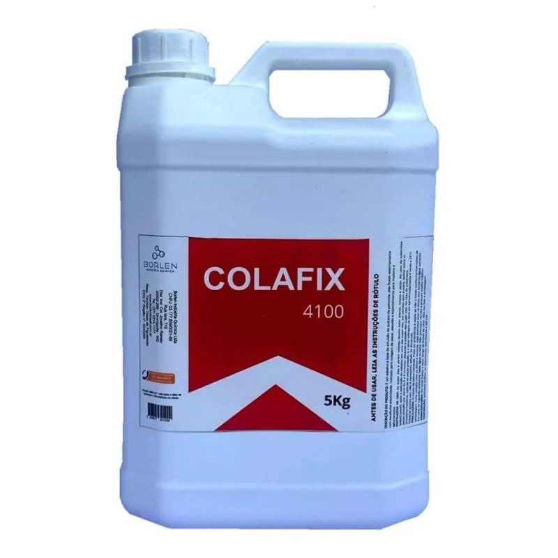 Cola PVA Colafix 4100 Branco 5kg Adesivo Industrial Papelão Madeira Borlen Brasil - OUTRAS MARCAS - Casa E Construção