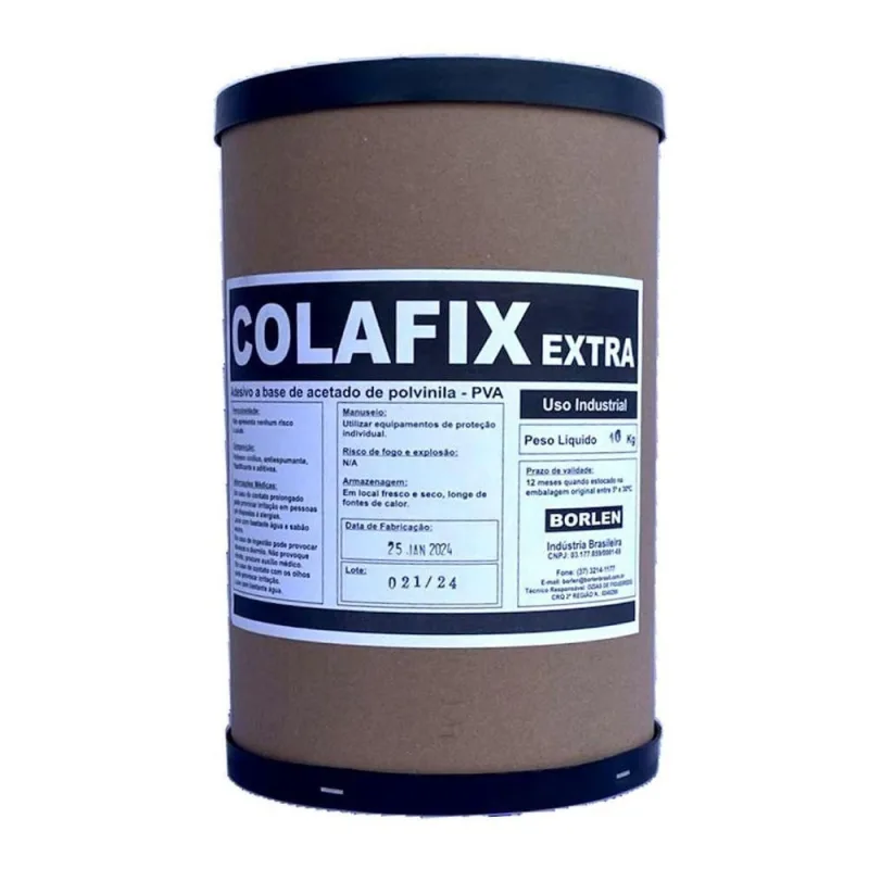 Cola PVA Colafix 1300 Extra Forte Amarela Madeira 10kg Borlen Brasil - OUTRAS MARCAS - Casa E Construção