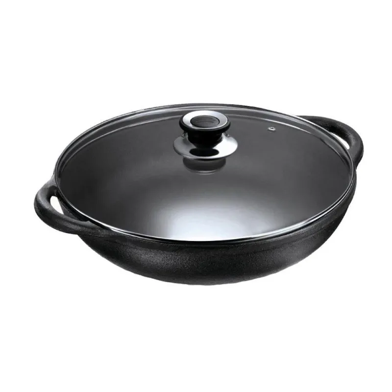 Panela Parmegiana Alca Ferro Fundido 3L Uso Fogao Forno Churrasqueira Preto Panela Mineira - Panela Mineira