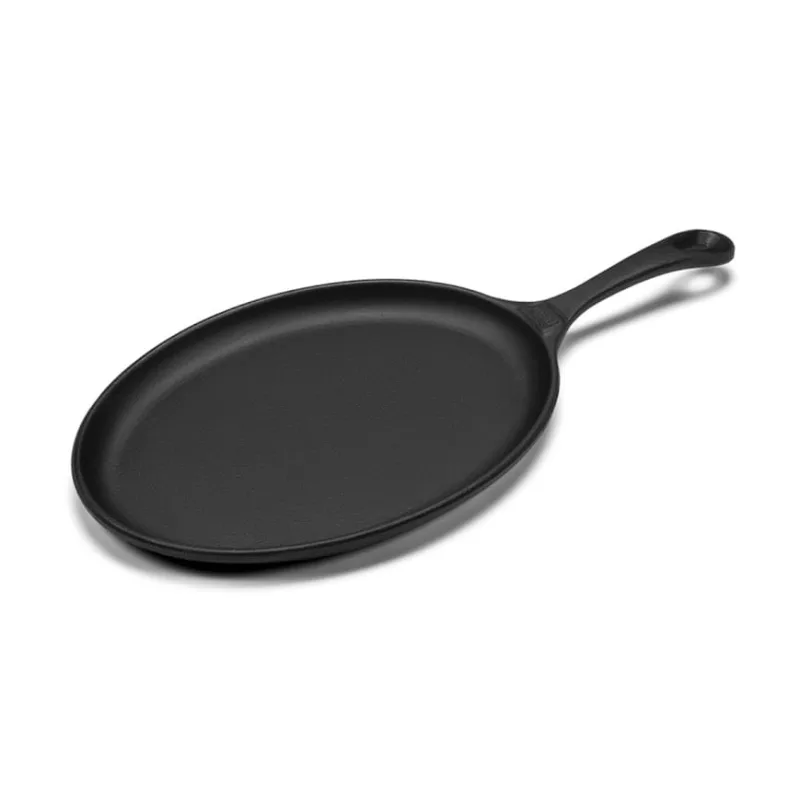 Chapa Oval com Cabo de Ferro Fundido Panela Mineira 25x18cm - Panela Mineira - Comércio E Indústria