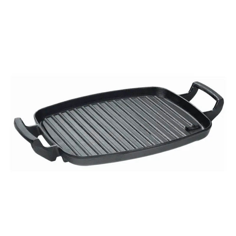 Chapa Grill Retangular Alça de Ferro Panela Mineira 30x24cm - Panela Mineira - Comércio E Indústria