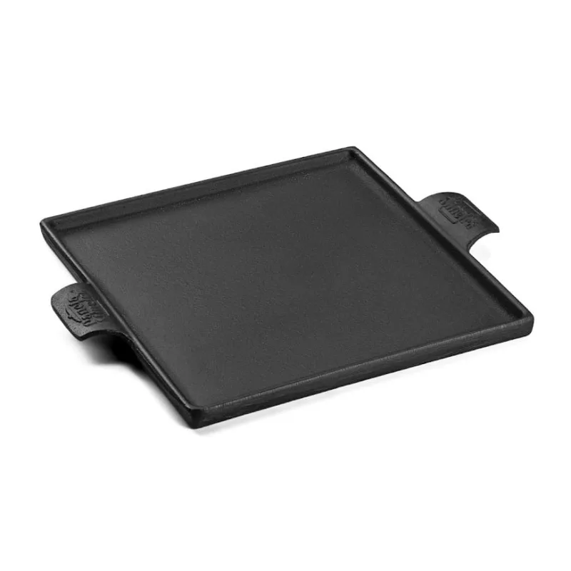 Chapa Petisco Quadrada Alça de Ferro Panela Mineira 22x22cm - Panela Mineira
